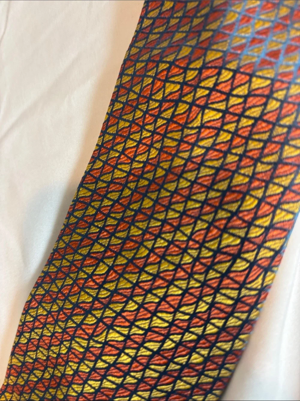 Charvet Multicolor Geometric Men's Tie